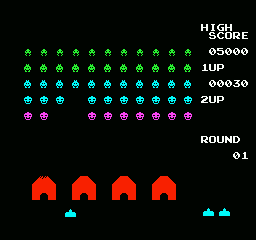 Space Invaders screenshot 5 for Famicom